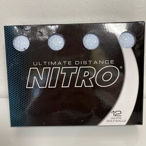 Nitro Golf‎ Ultimate Distance Golf Balls  12 Pack - New In Box